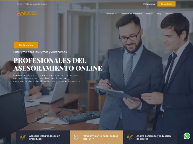Web de Business Defenders